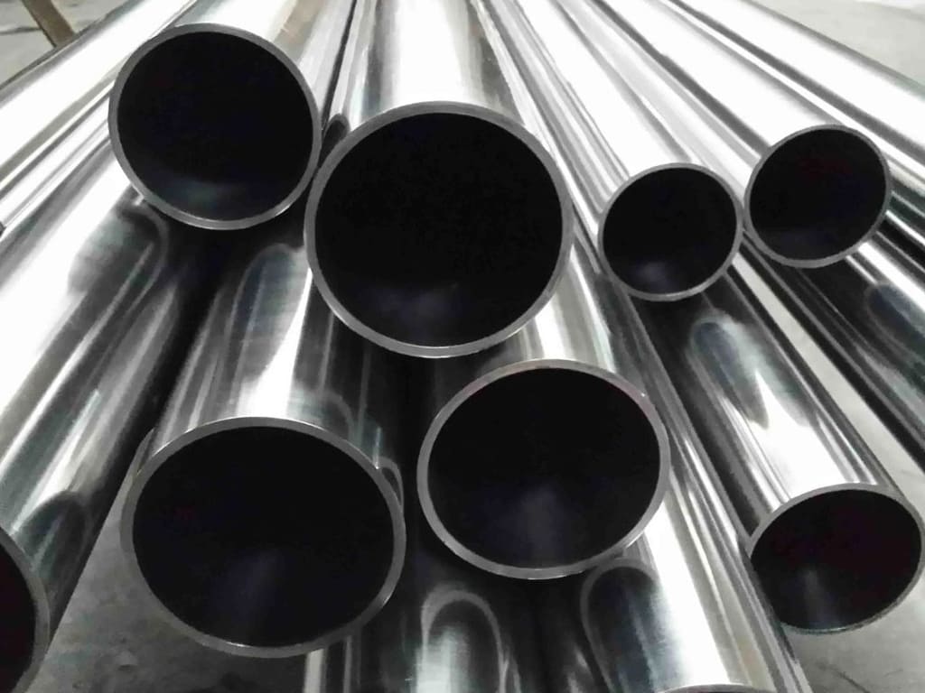 Electropolished stainless steel sanitary pipe